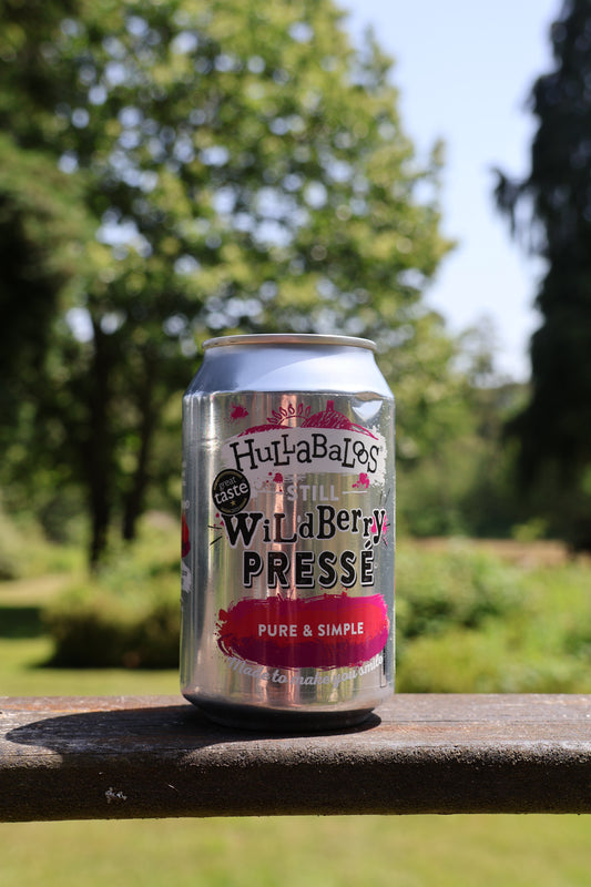 12 x 330ml Cans of Hullabaloos Wild Berry Lemonade